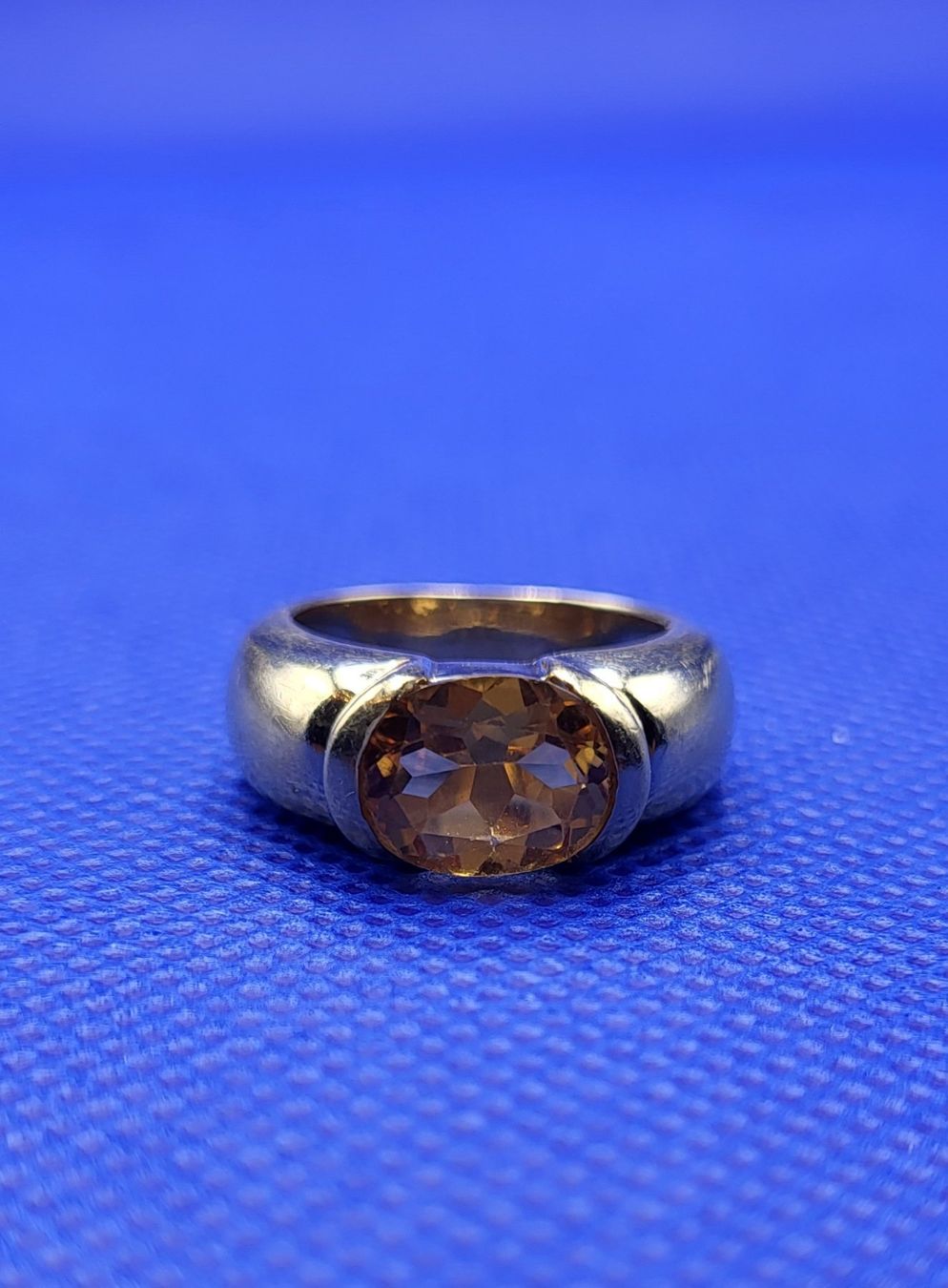 Anelli: 18 Karat 750 Gold Ring Mit Citrin – Usato da Wald ZH venduto da Aniade
