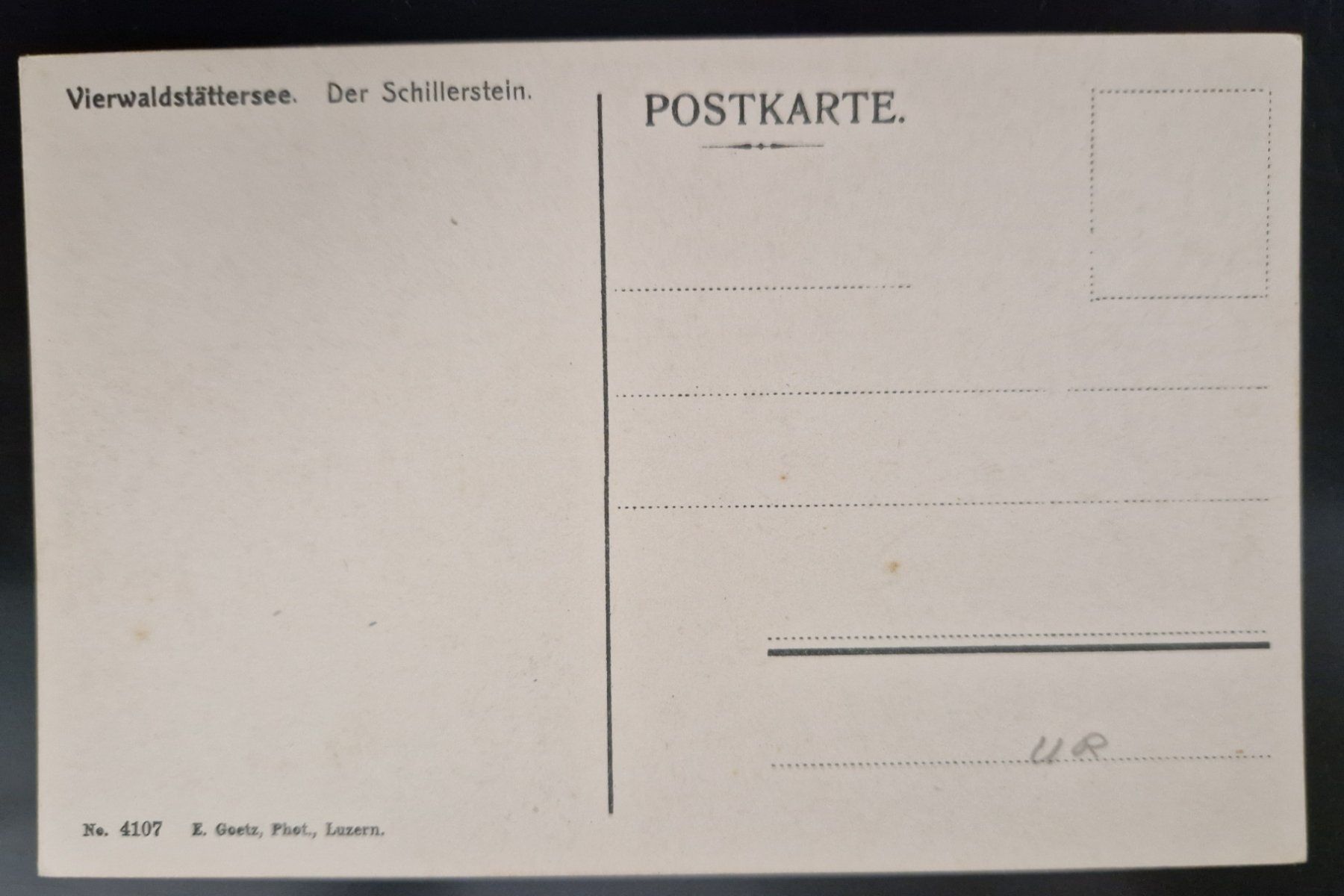 Cartoline postali: Schillerstein Vierwaldstättersee top – Nuovo (secondo la descrizione) da Melchnau venduto da Arthurius 1