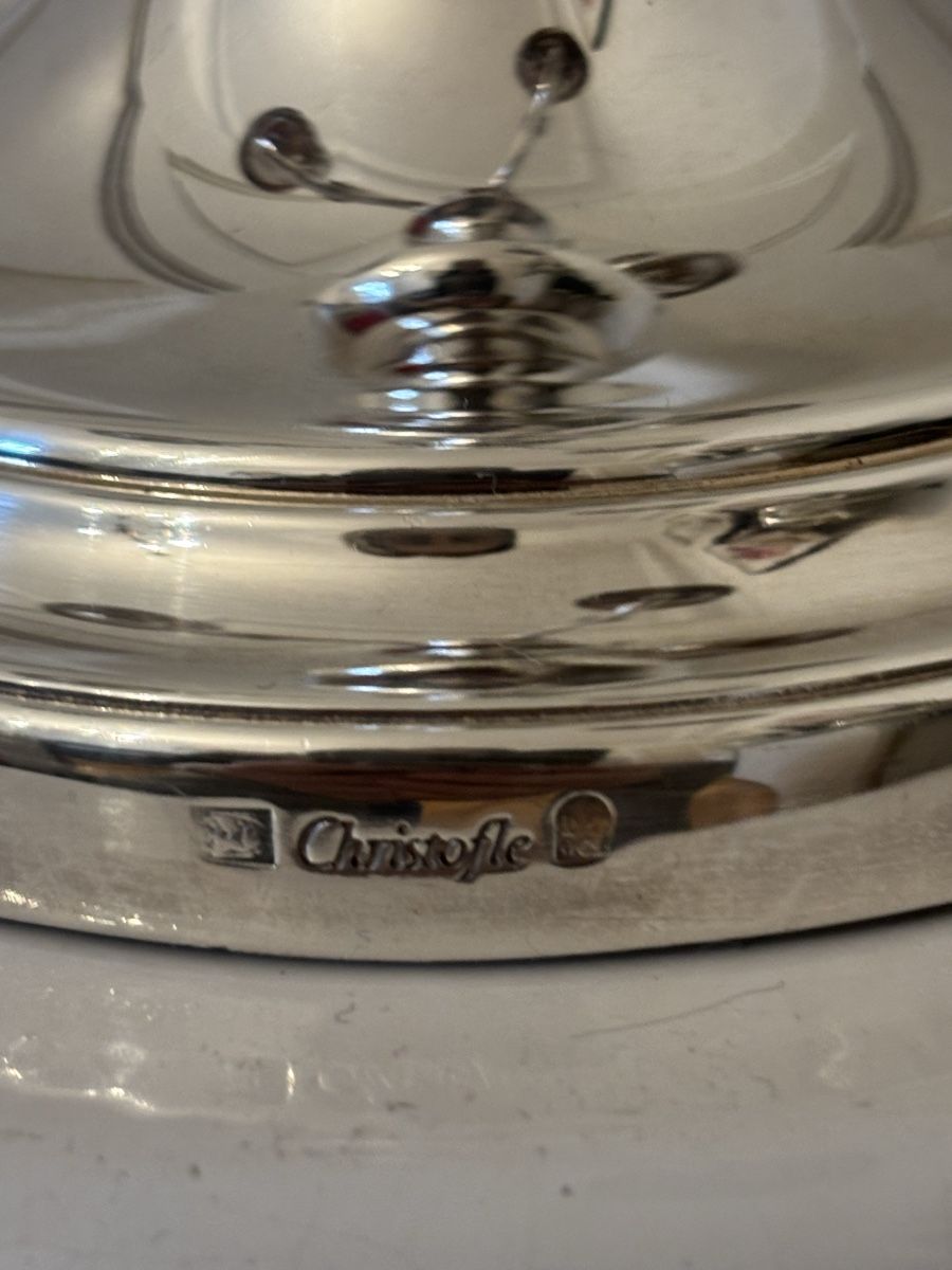 Christofle Portacandele: Christofle, chandelier à trois bras – Usato da Genève venduto da ati_tj8f 4