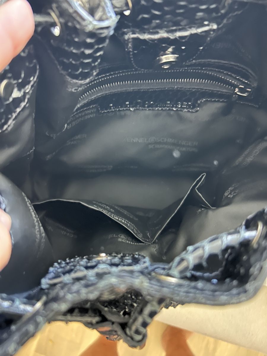 Kennel & Schmenger Taschen für Damen: Kennel&Schmenger Tasche Pythonleder Schwarz Top Zustand – Neu (gemäss Beschreibung) aus Schaffhausen von Casadenobile 5