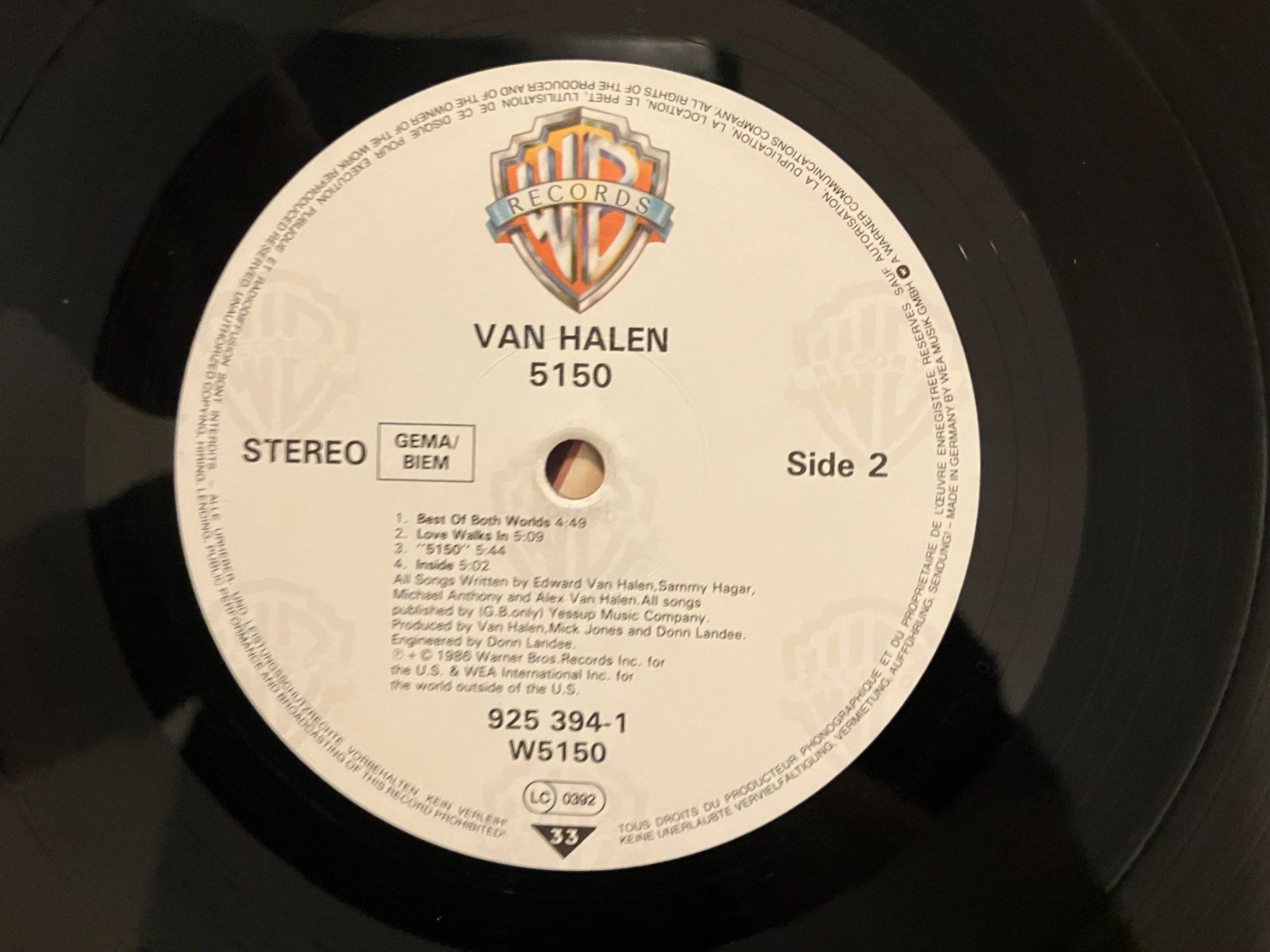 Schallplatten: Van Halen – Gebraucht aus Aarwangen von Jukebox3 9