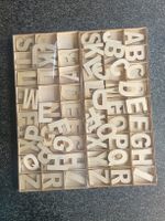 Holzbuchstaben ca. 5,5 cm gross Set,