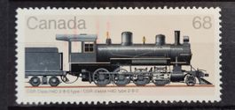 Briefmarke Kanada 1985 Dampflok