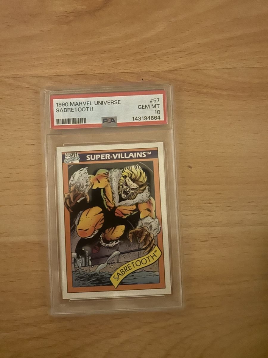 Marvel Carte collezionabili: Marvel Universe Sabretooth 1990 PSA 10 – Nuovo (secondo la descrizione) da Schötz venduto da lor_z95g