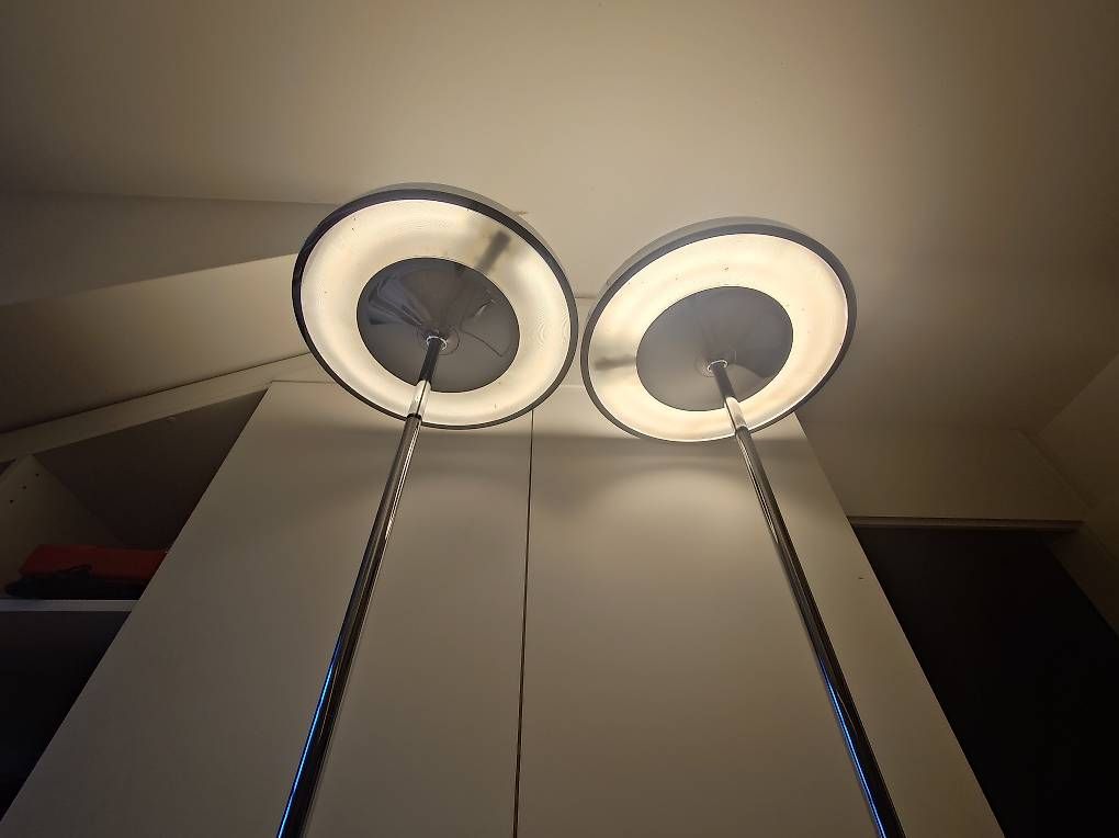 Lampes: 2× BELUX DISK Design-Stehleuchte – D'occasion à Sursee par Propelleronkel 1