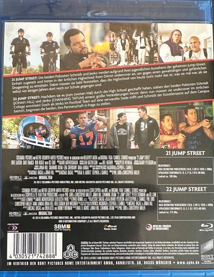 Tutti i DVDs: 21 & 22 Jump Street Blu-ray Doppelpack – Usato da Beringen venduto da Mantafisch1 1