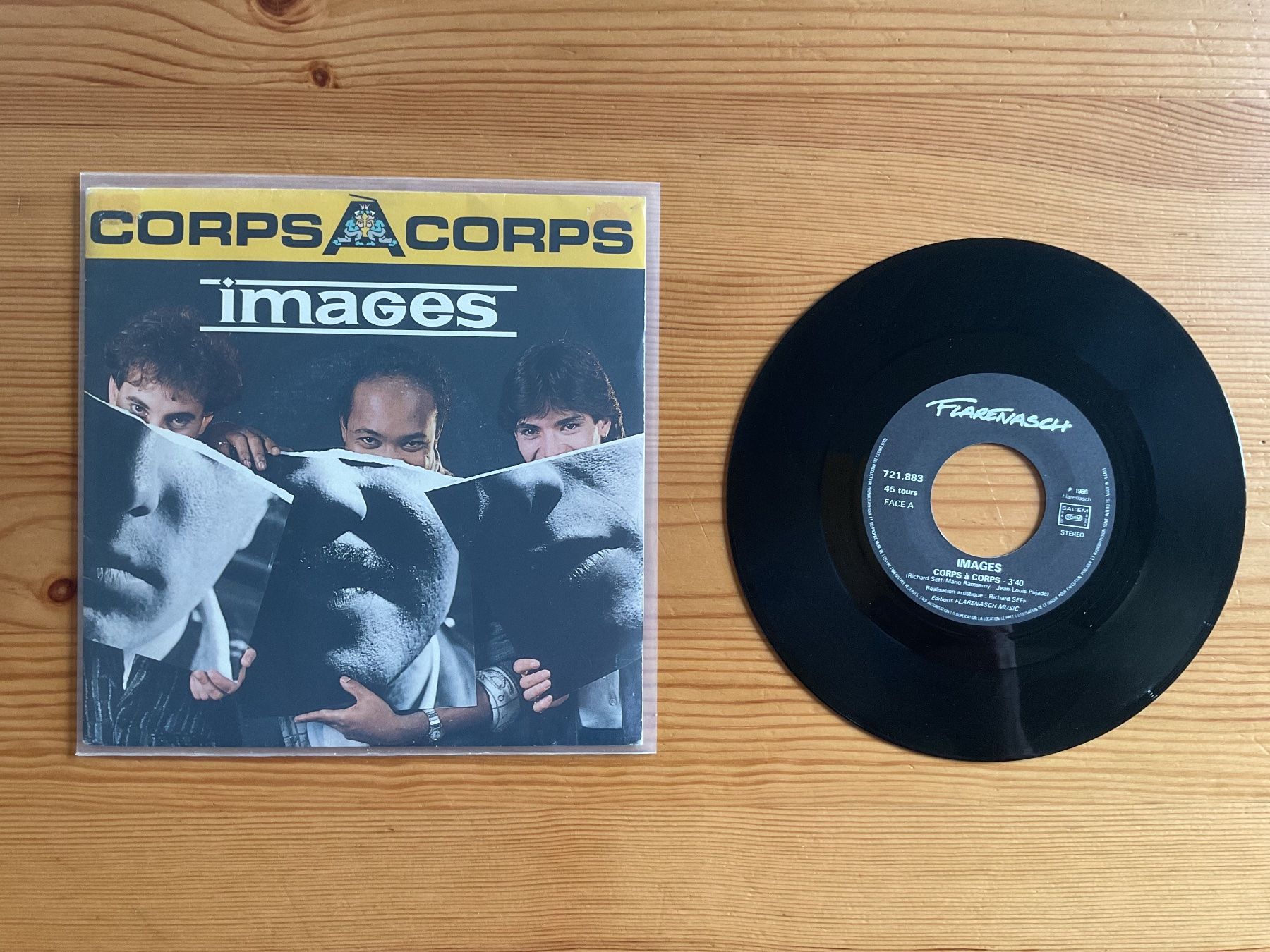 Vinyles: Single 7’’ - Images / Corps à corps – D'occasion à Ocourt par ocourtois