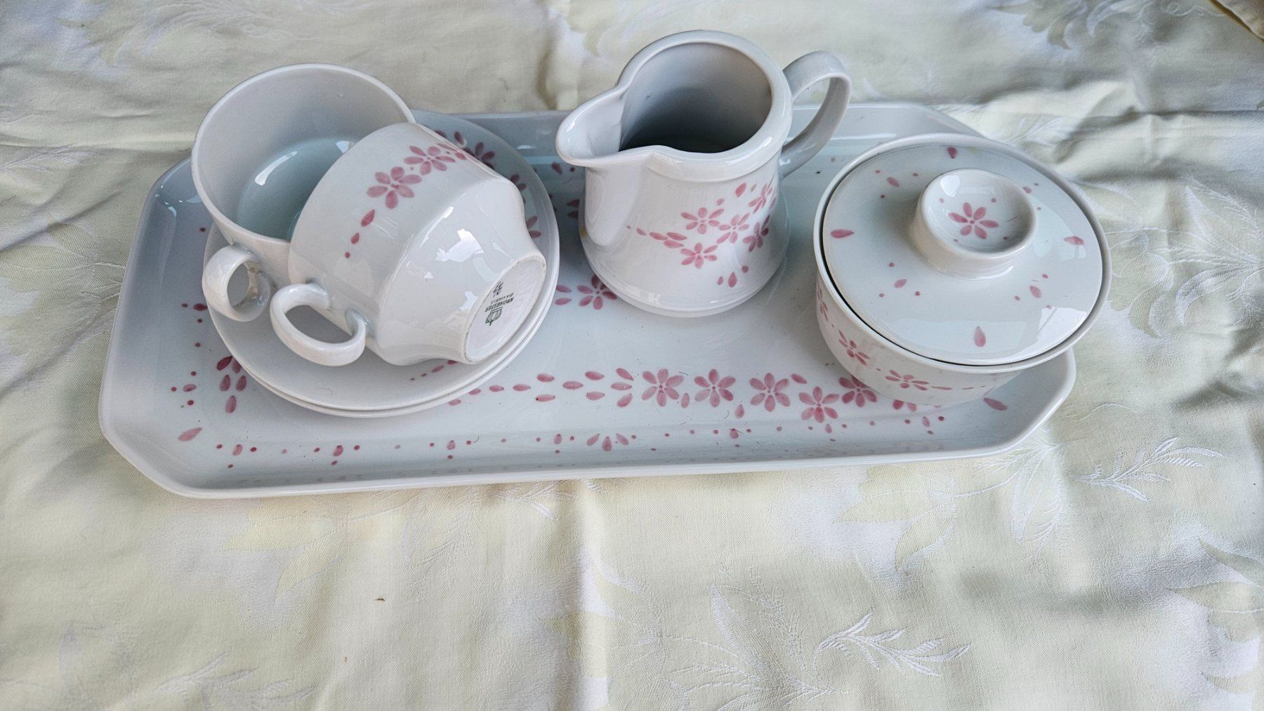 Set di piatti: Set di porcellana per il caffè Kronester Bavaria – Usato da Melano venduto da H-Sara