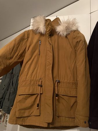ONLY Winterparka Gr. M Kunstfell Kapuze warm Herbst