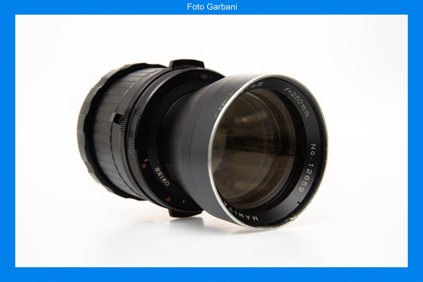 Mamiya Obiettivi: Mamiya-Sekor 250mm f4.5 – Usato da Muralto venduto da FotoGarbani 1