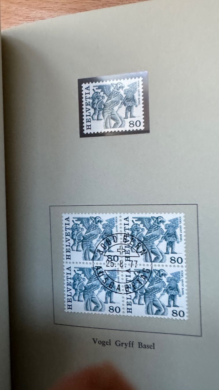 Alle Briefmarken: PTT Briefmarkenbüchlein / Volksbräuche – Gebraucht aus Landschlacht von Rtra 7