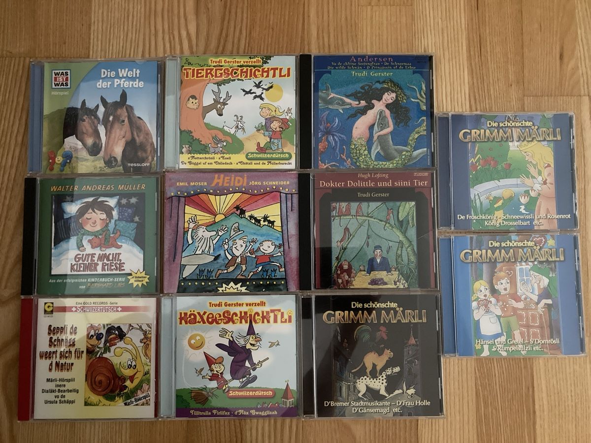 CDs: 11x CD - Märli, Gschichtli, Hörspiele – Gebraucht aus Fehraltorf von stfan