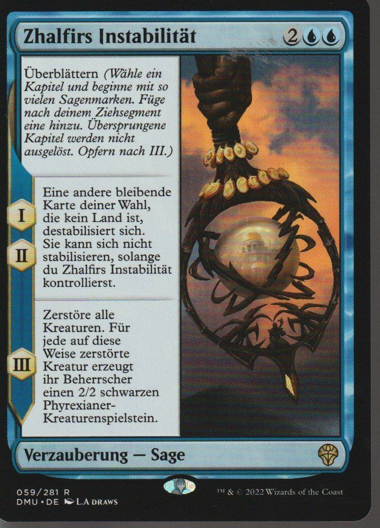 Magic The Gathering Sammelbilder & Trading cards: TCG Magic The Gathering MTG DMU 059 / 281 Zhalfirs Instabili – Neu (gemäss Beschreibung) aus Vezia von Aquarius_Age