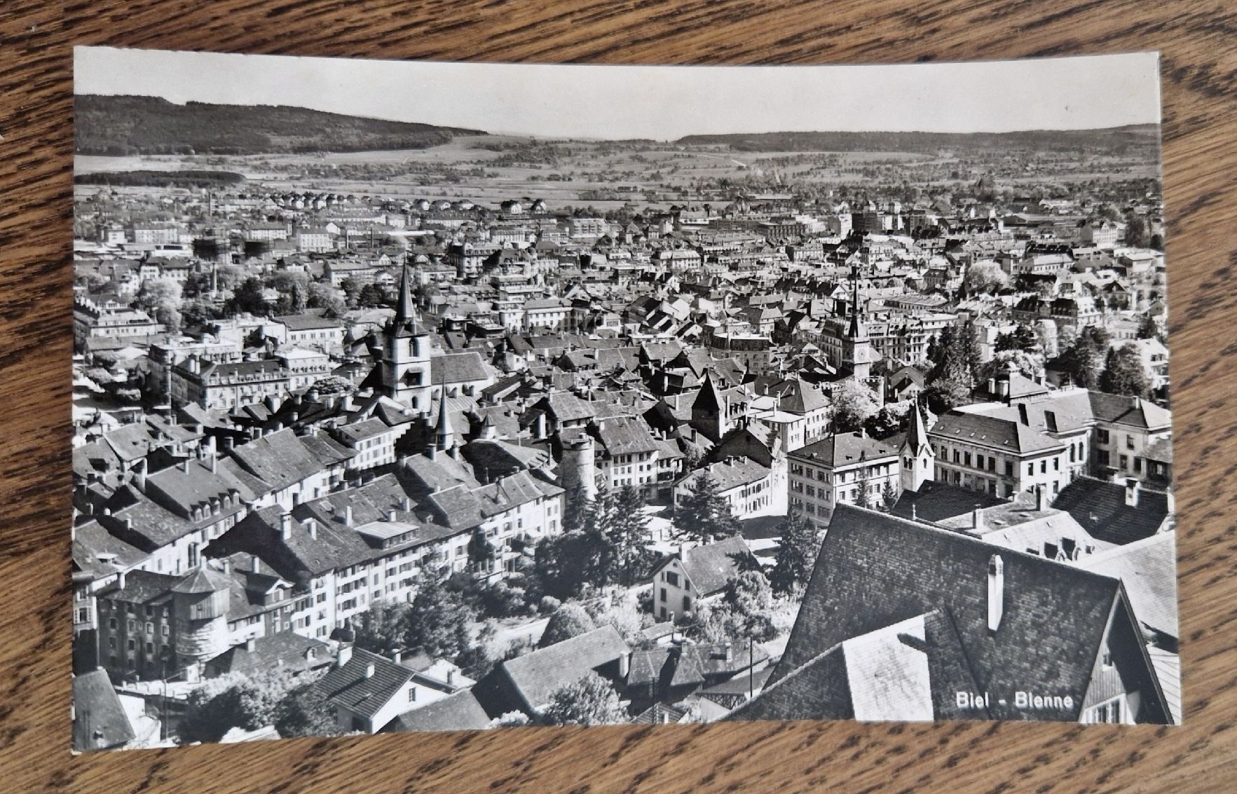 Cartoline postali: Biel 1954 – Usato da Ebikon venduto da Donar50