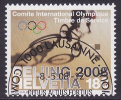 IOK SBK-Nr. 6 (Olympische Spiele Peking, 2008) ET-Stempel