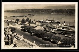 Genève, Monument Brunswigk et la Rade