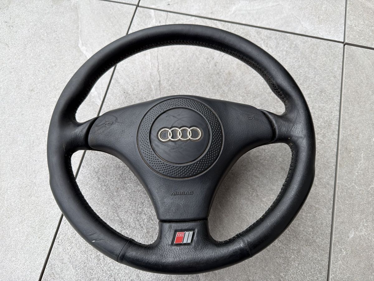 Audi Alle Autoersatzteile: Audi S4 B5 Leder-Lenkrad mit Airbag – Gebraucht aus Wolfwil von Rolex1 4