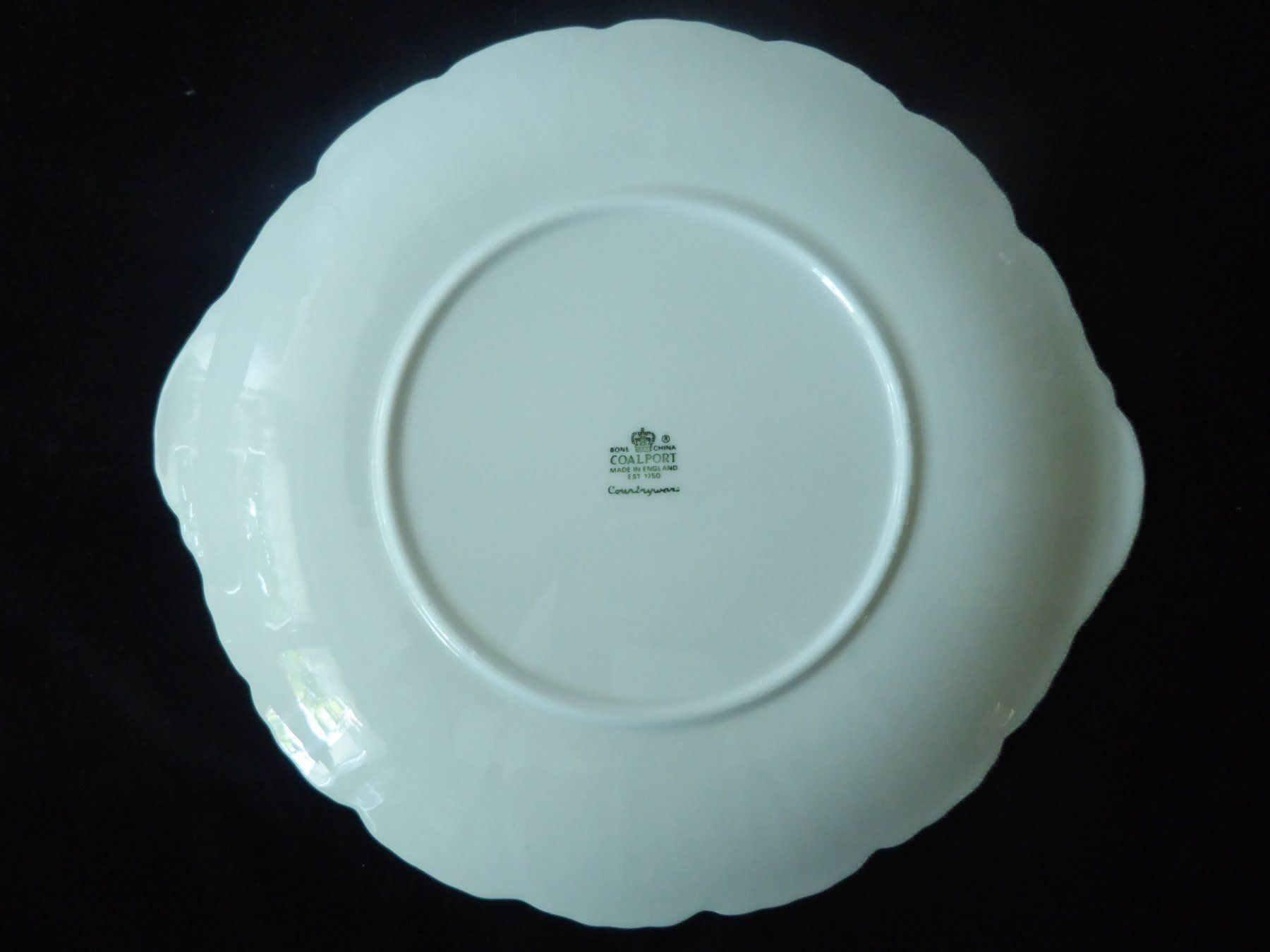 Servierplatten: kleinere Platte: Bone China,  Coalort – Gebraucht aus Zürich von Chaeffeler 2