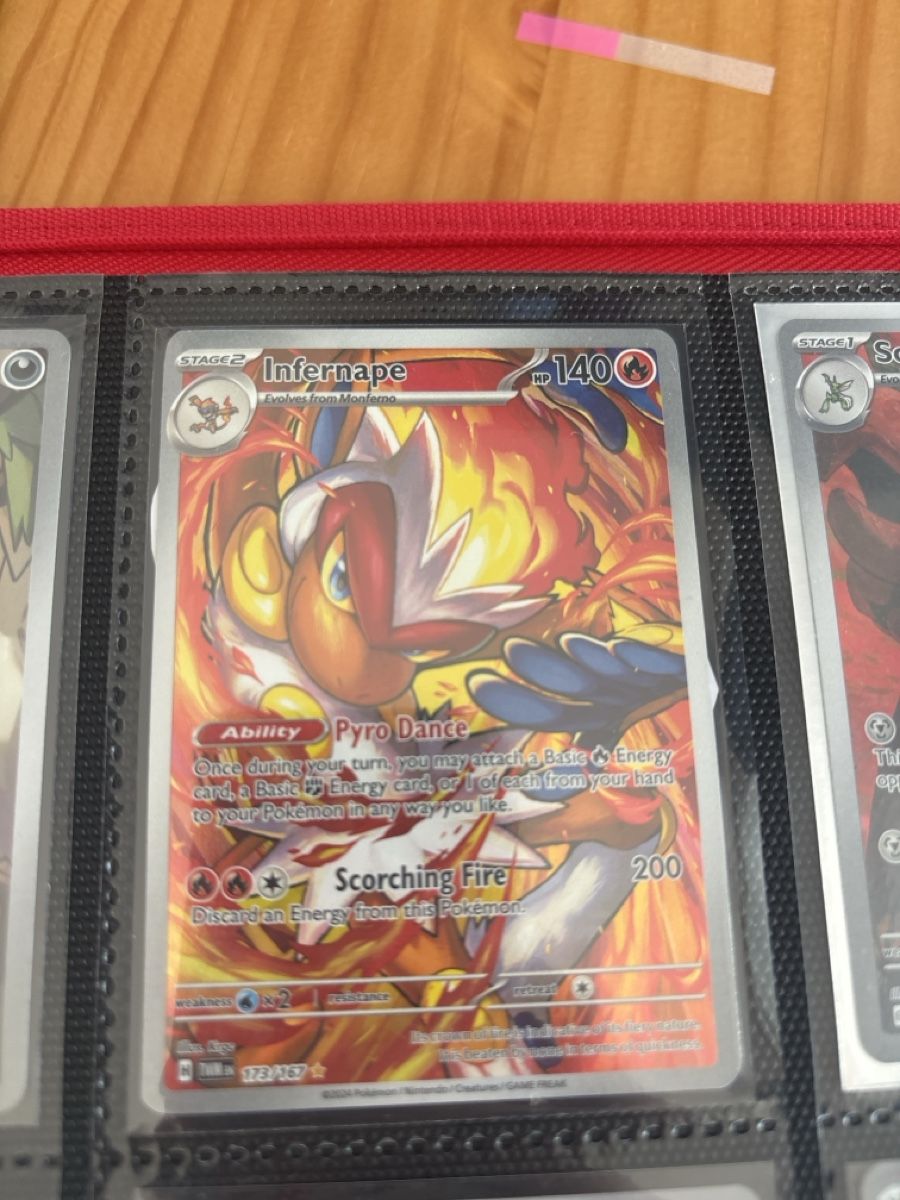 Pokémon Carte collezionabili: Infernape IR, Twilight Masquerade – Usato da Bern venduto da Pokescherti