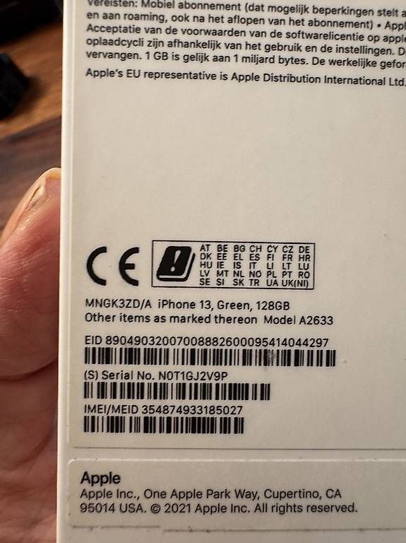 Telefoni cellulari / Smartphones: Top Iphone 13, 128GB, green – Usato da Zürich venduto da Csonne 2