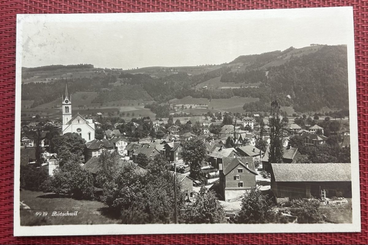 Cartoline postali: Fotokarte Bütschwil SG – Usato da Horw venduto da Tellbub