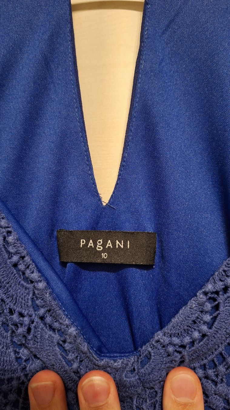 Vestiti: blaues Sommerkleid Gr. 10 / M – Usato da Thayngen venduto da Sela_ 1
