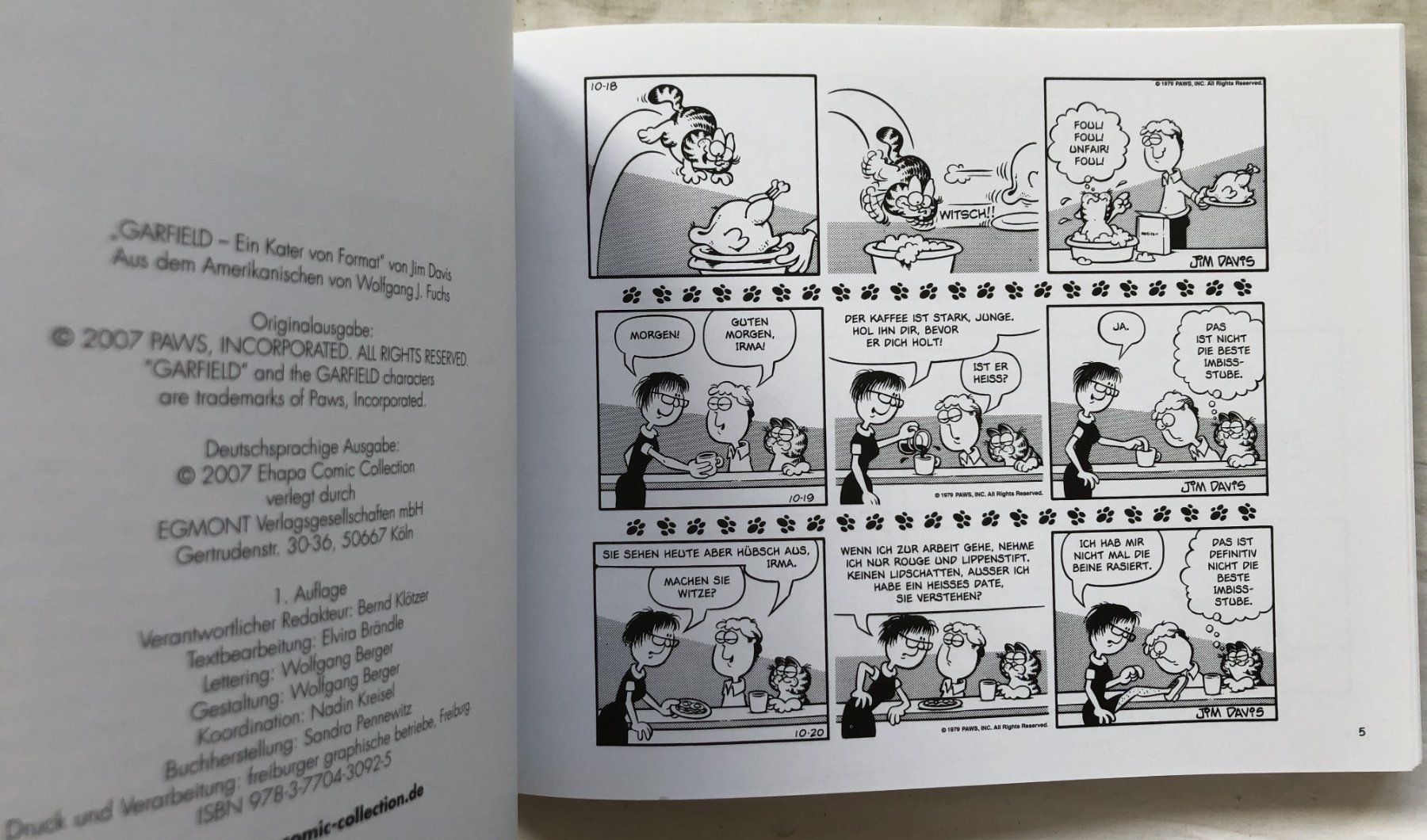 Fumetti: GARFIELD - Band 3 - Ein Kater von Format – Usato da Schaffhausen venduto da durruti 2