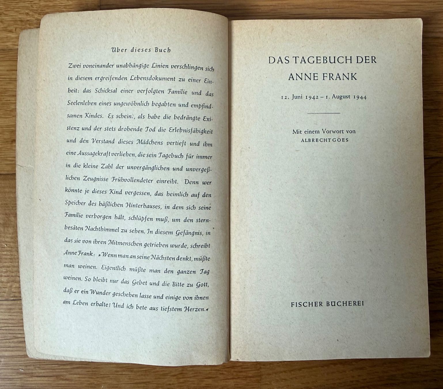Libri: Buch - Das Tagebuch der Anne Frank – Usato da Ostermundigen venduto da airline-trolley 2