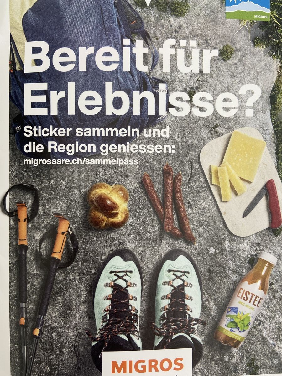 Migros Raccolte di bollini & punti: Migros Aare Sammelpass mit 20 Sticker – Nuovo (secondo la descrizione) da Schwarzenburg venduto da Aha016 1