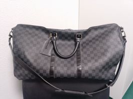 Louis Vuitton Keepall Bandoulière 55 – Damier Graphite