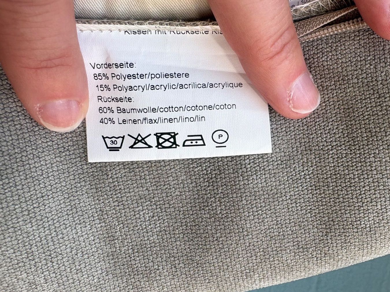 Kissen: Proflax Brook Stone pillowcase – Neu (gemäss Beschreibung) aus Adliswil von fashionholic 6