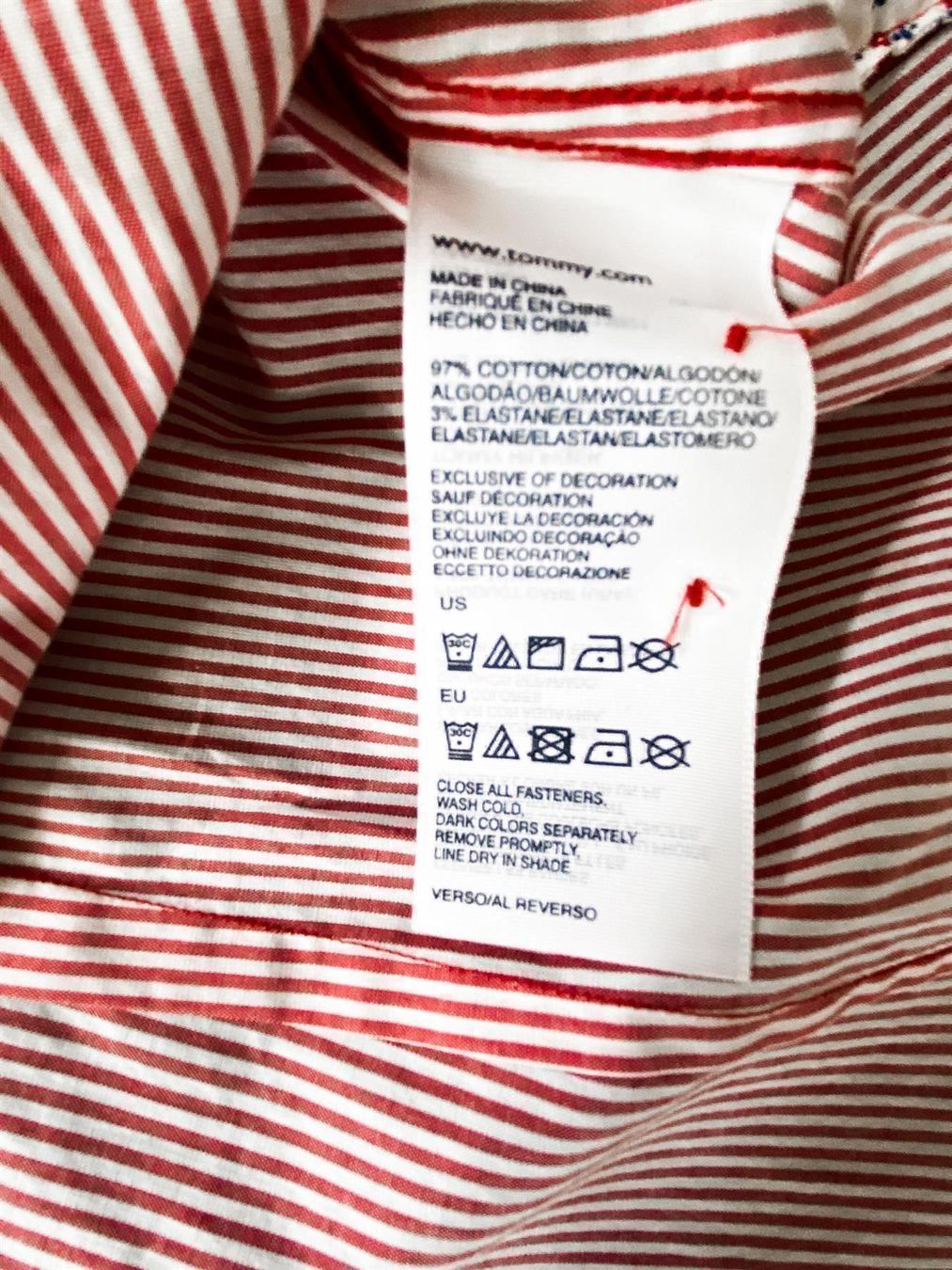 Tommy Hilfiger Camicette: Tommy Hilfiger Stretch HemdBluse NEU! – Nuovo e nell'imballaggio originale da Hergiswil NW venduto da CrysZero 7
