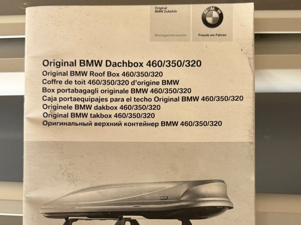 Thule Dachboxen: Original BMW Dachbox mit BMW Dachträger – Gebraucht aus Bertschikon (Gossau ZH) von Rifraf