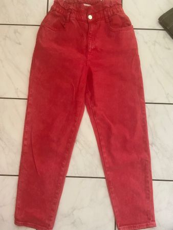 Rote Jeans "rich&royal" Gr. S Mom fit
