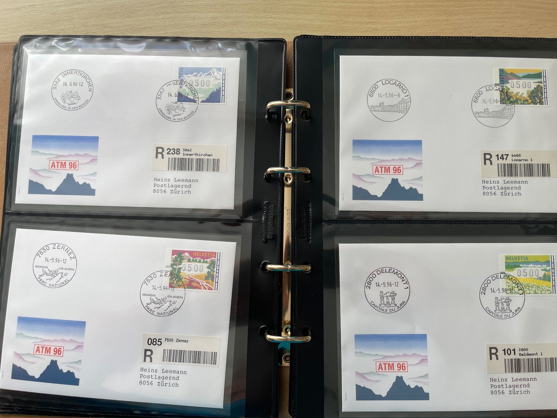 Alle Briefmarken: Magnifique classeur ouatiné à thème – Gebraucht aus Sonceboz-Sombeval von Comment2 5