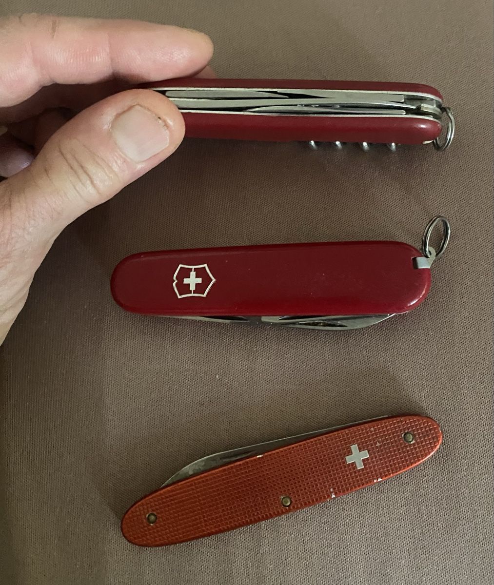 Coltelli tascabile: schweizer Sackmesser 3 verschiedene  – Usato da Langenthal venduto da flower101 2