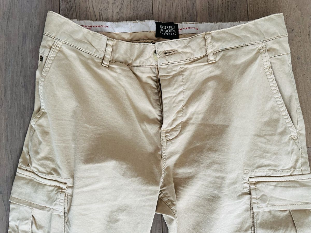 Maison Scotch Hosen: Scotch & Soda Cargohose beige Gr. 32/32 – Gebraucht aus Bern von howi72 1