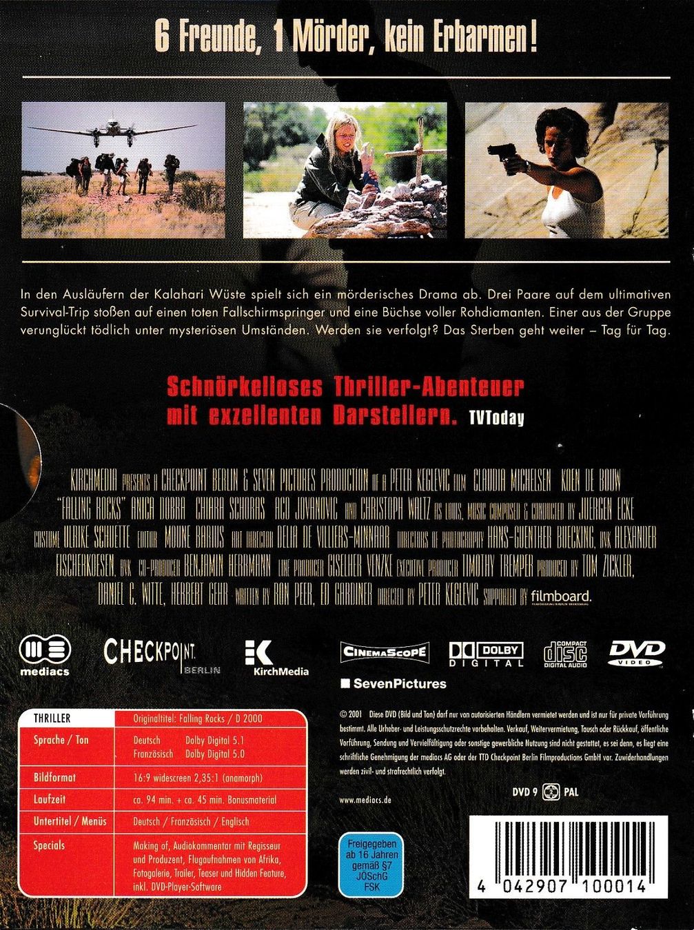 Alle DVDs: Falling Rocks - Director's Cut +SoundtrackCD   DVD – Neu (gemäss Beschreibung) aus Triengen von Nilana 1
