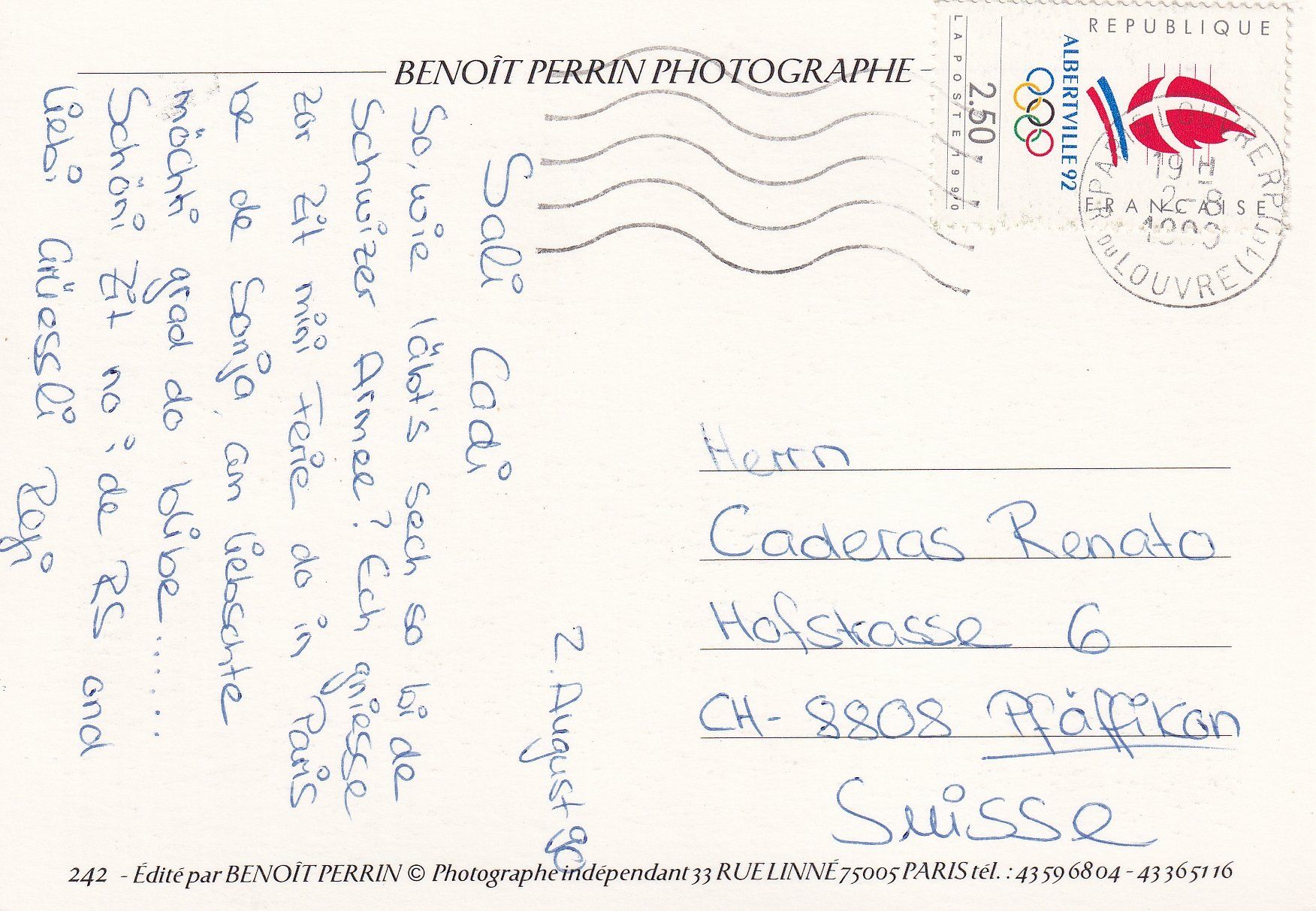 Cartoline postali: Paris - Montmartre, place du Tertre /ay – Usato da Hombrechtikon venduto da Rudolf07 1