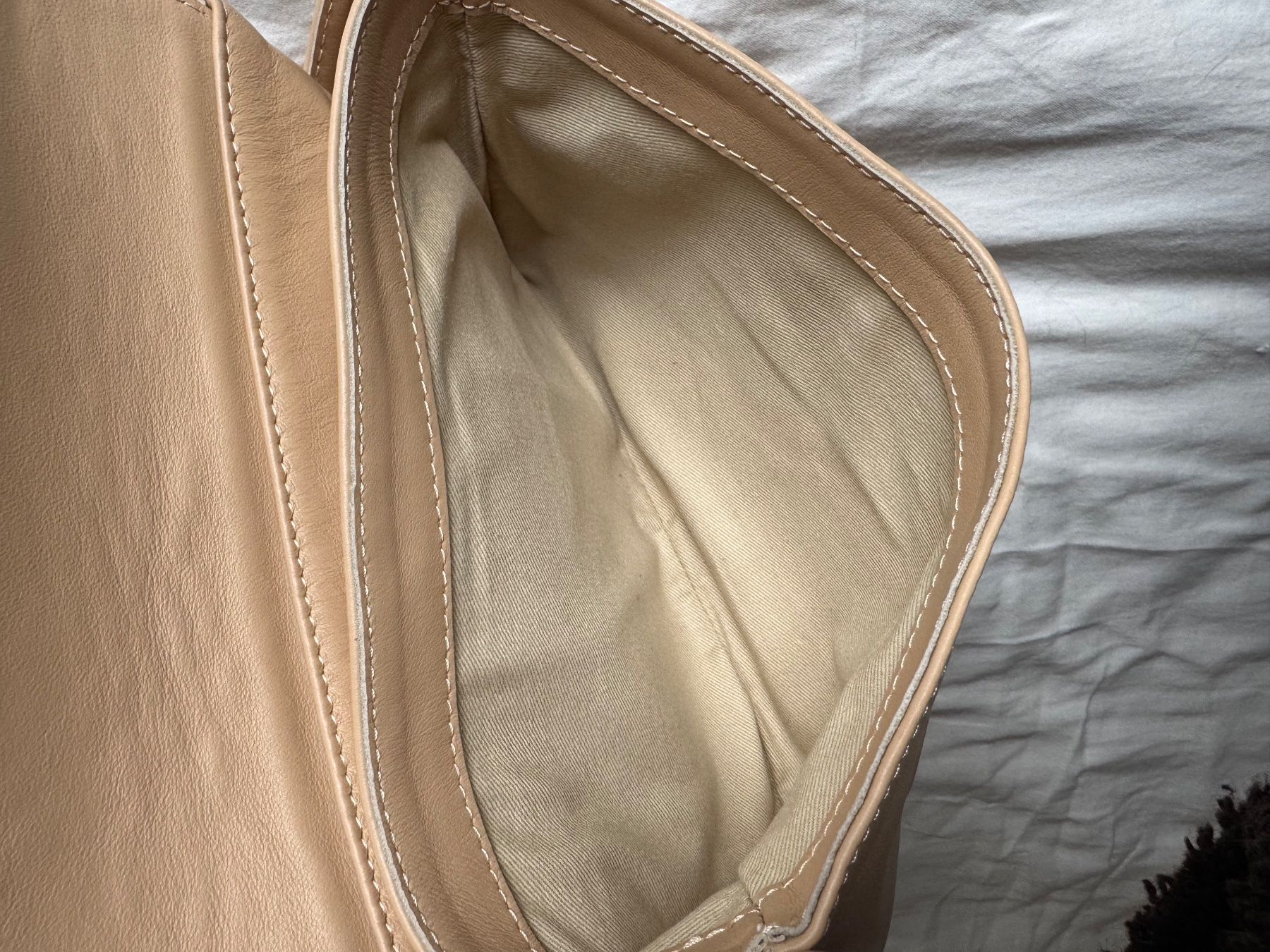 Borse da donna: Ledertasche beige neu – Nuovo e nell'imballaggio originale da Hombrechtikon venduto da mha_m5kx 7