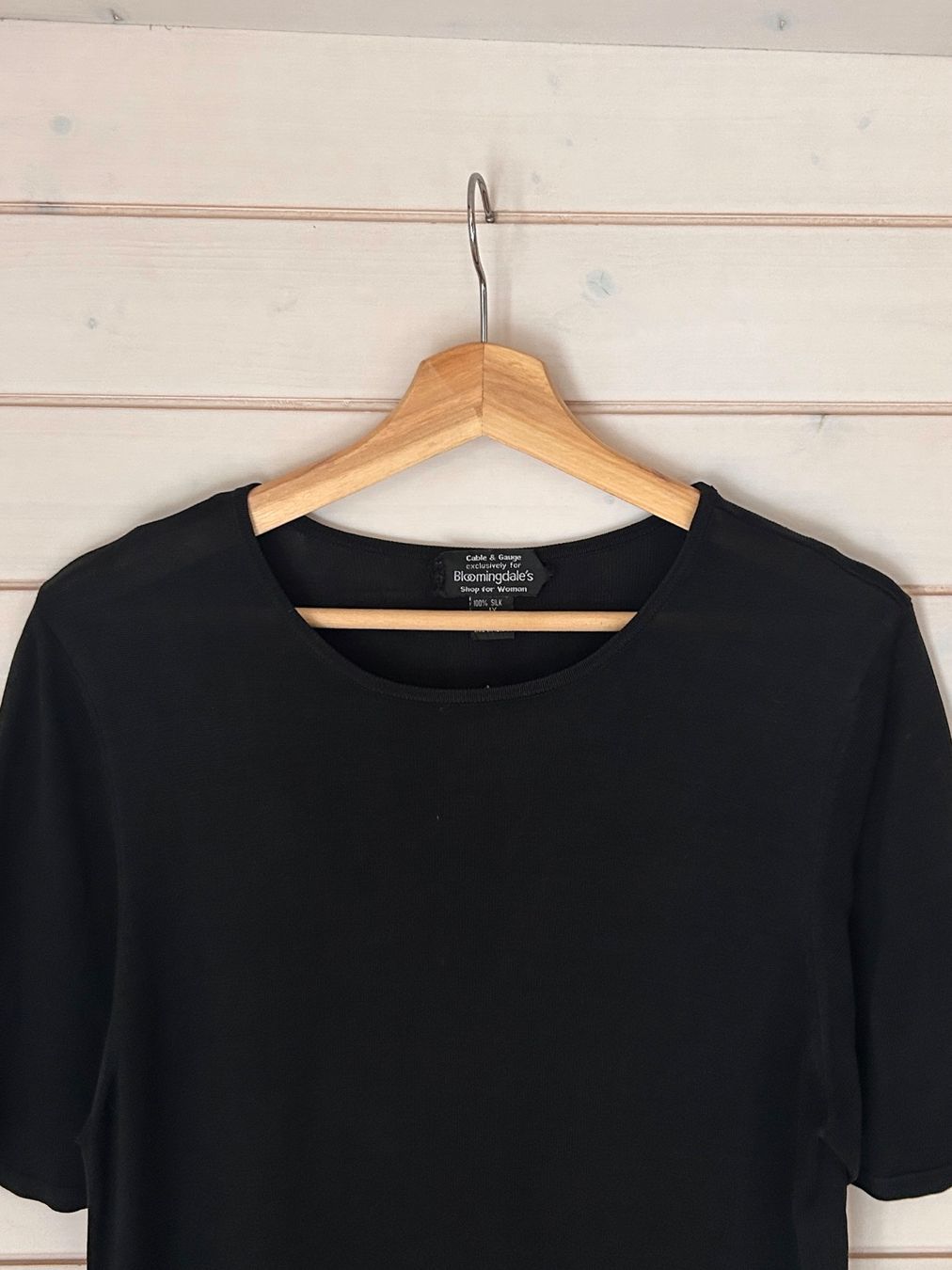 T-shirt: Bloomingdales 100% Seide Shirt - Gr. L – Usato da Illnau venduto da Monkky 2