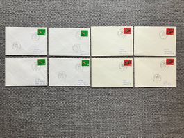BRD - 8 Belege mit versch. Sonderstempeln 1965
