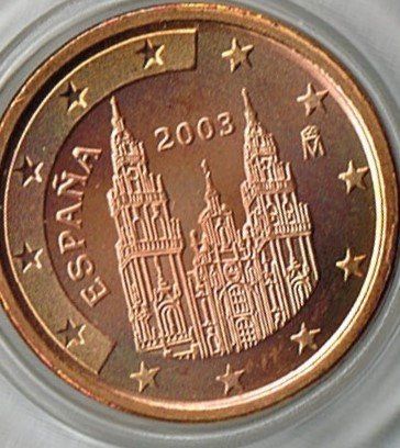 Tutti le monete: 2003_Espana_Probemünze_1 Euro_Cent – Nuovo (secondo la descrizione) da Hombrechtikon venduto da Fraese01 1