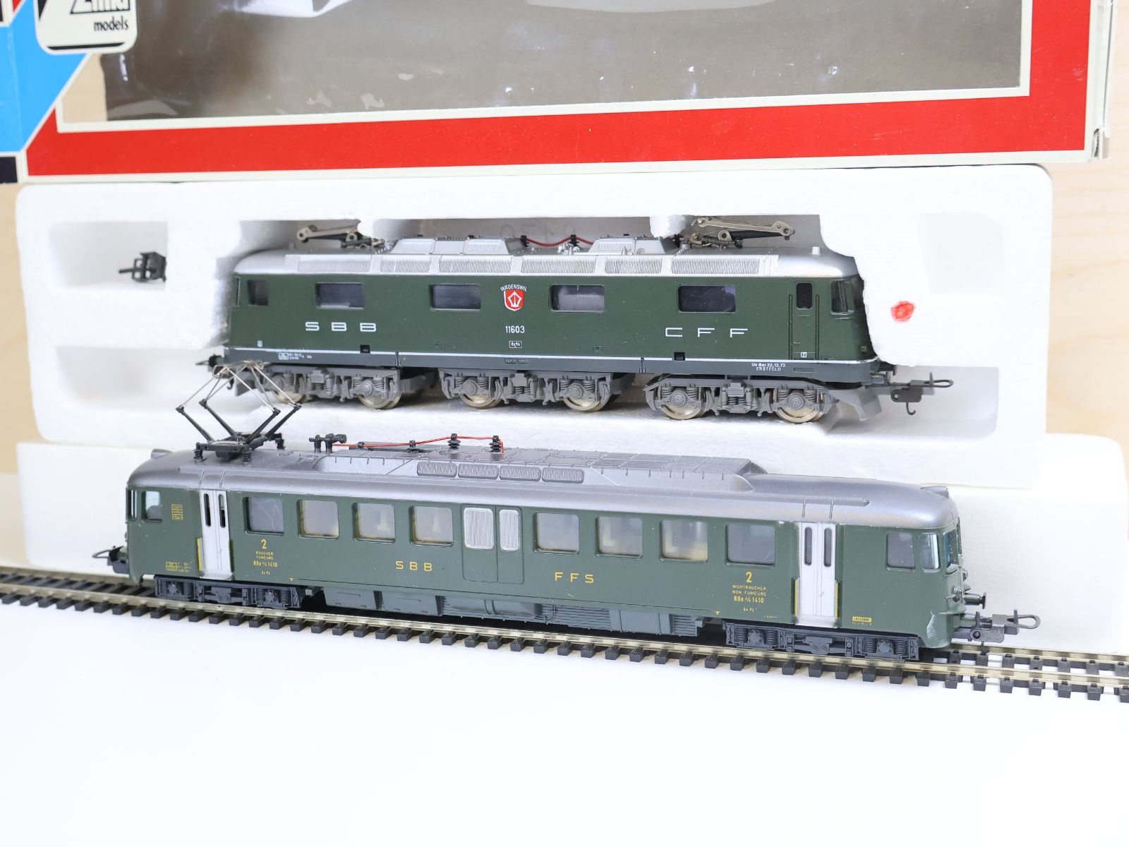 Lima Modellini di ferrovie: Lima Doppelpack SBB E-Loks H0 - DC schöne Modelle – Usato da Winterthur venduto da Monstera 2