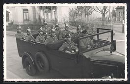 Foto-AK Colmar, Schutzpolizei des II. Re