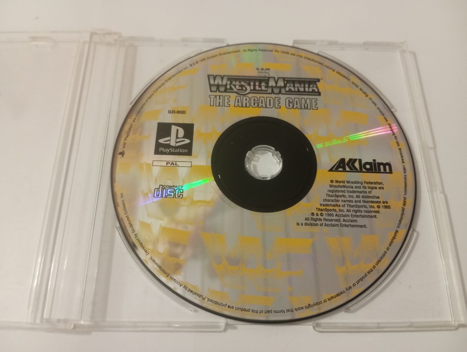 Sony Spiele: WrestleMania The Arcade Game PlayStation 1 – Gebraucht aus Cottens FR von magnius01