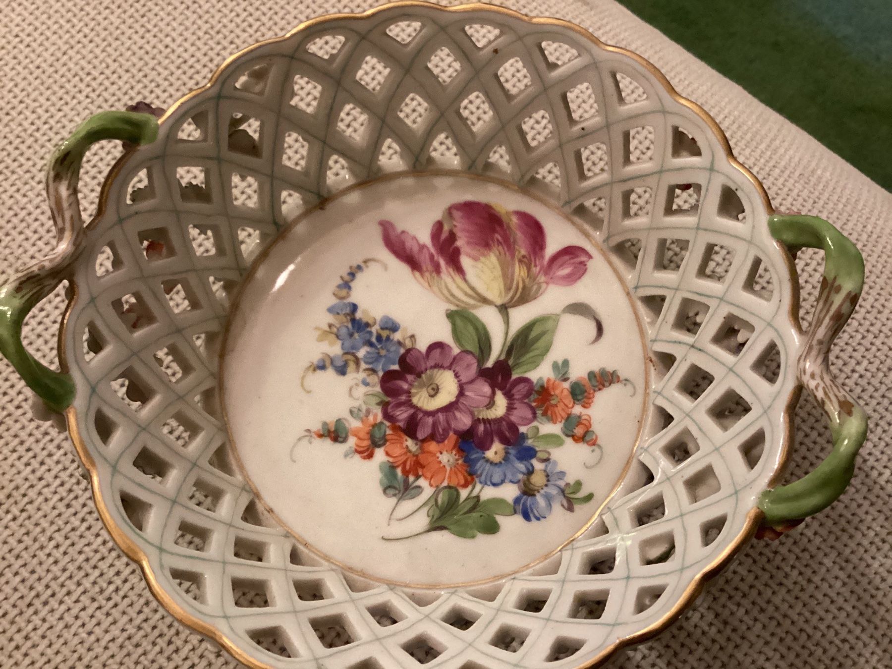 Ciotole: Dresden bowl with flowers – Usato da Bursinel venduto da don_ccb9 1