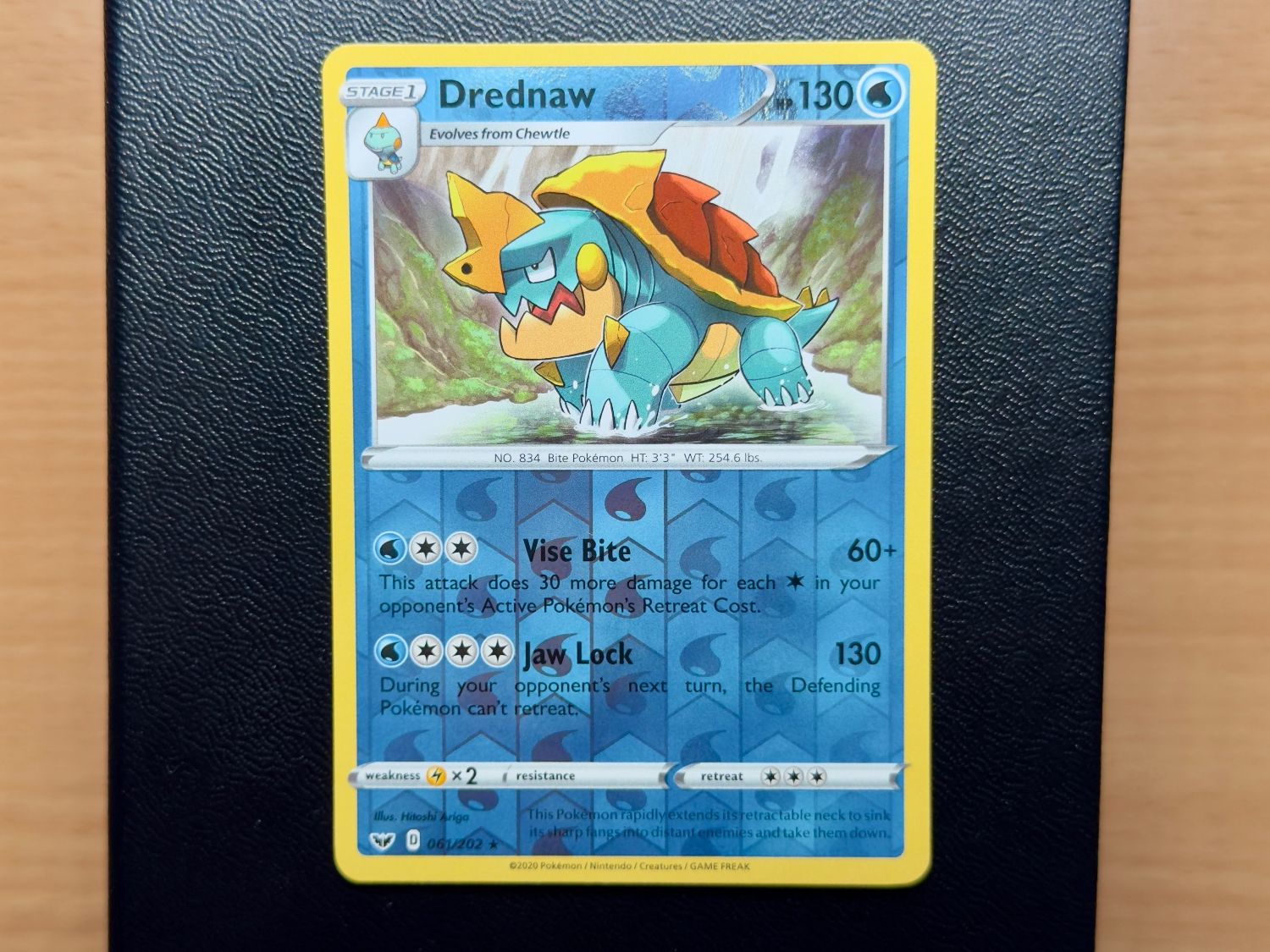 Pokémon Carte collezionabili: Drednaw Reverse (061/202)- Sword and Shield - SSH EN SwSh – Usato da Chézard-St-Martin venduto da Kro_Cards
