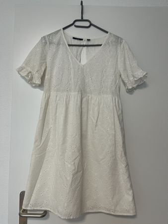 Sommerkleid Broderie weiss 34 neu