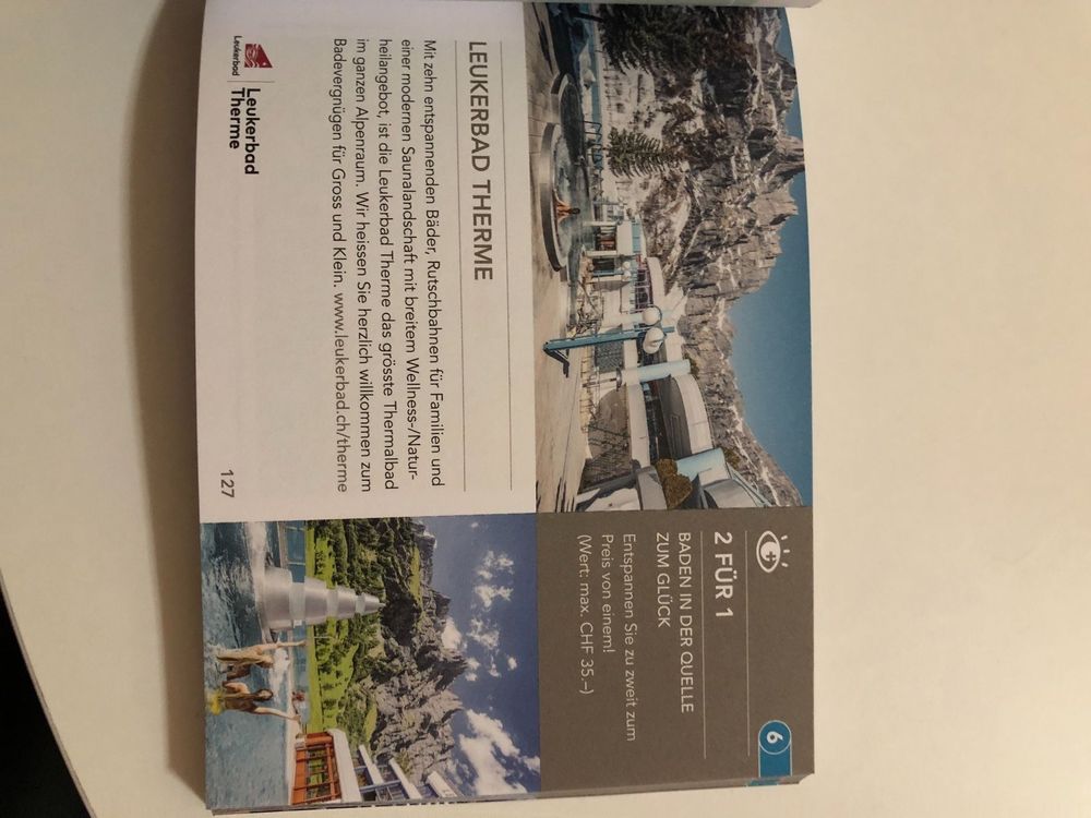 2 für 1 Leukerbad Therme Eintritt (Neu (gemäss Beschreibung)) in ...